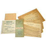 Vintage HAWAIIAN MANDOLIN HARP by A.R. YENDRICK & CO #0764 in Box + Sheet Music!