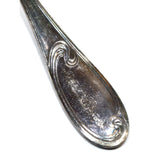 Antique ERCUIS SILVER-PLATE FLATWARE French TINY SOUP LADLE/SPOON Wave Pattern