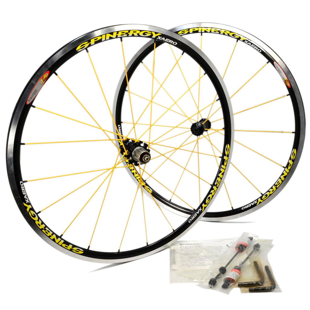 New in Box(es) SPINERGY XAERO ROAD-BIKE WHEEL SET of 2; 700-C