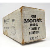 New in Opened Box MORSE Boat/Marine MODEL "TWIN S" THROTTLE CONTROL No. E31001-1