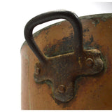 Antique HUGE COPPER POT Double Iron Handles 27 LITER/~7 GAL Large & Heavy KETTLE