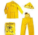 NEW! Heavy Duty Yellow 3 PC. Rain Suit Style 335 Sz XXL