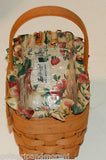 Longaberger Basket 1995 Horizon of Hope w/ Insert and Liner LOOKS GREAT!!!!