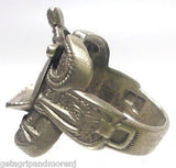 1948 Roy Rogers Endorsed Western Saddle RING Nickel SILVER Exc. Condition!! RARE