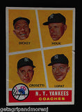 Topps 1960 Yankees Coaching Staff - #465 Baseball Card