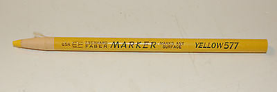 Eberhard Faber EF Self Sharpening Marker Pencils China Marker Yellow NEVER USED!