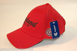Cleveland Golf Ball Cap Golf Hat - Red - NEW w/TAGS!!