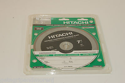 Hitachi 728746 7-Inch Wet and Dry Cut Continuous Rim Diamond Saw Blade for Tile