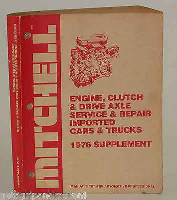Mitchell Manual 1976 Engine Clutch Supplement