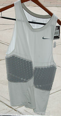Nike Pro Combat Vis-Deflex Men's Basketball Shirt White XXL NEW!!!