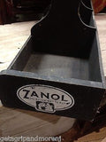ZANOL Advertising wooden tool tote Vintage!! Great condition!!