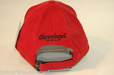 Cleveland Golf Ball Cap Golf Hat - Red - NEW w/TAGS!!