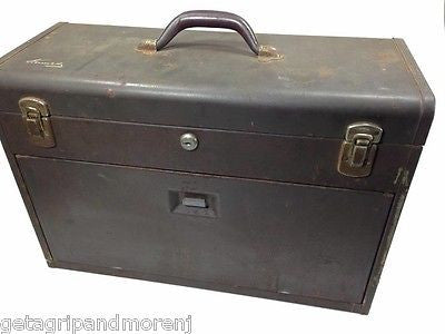 Kennedy 520 MACHINIST 7 Drawer Metal TOOL Box, Chest With Key!