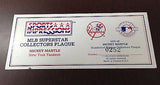 Mickey Mantle Sports Impressions MLB numbered plaque Yankees hall of fame