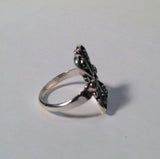 Sterling Silver Ring with Turquoise Stones Size 5.5
