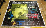 1961 Scream of Fear MOVIE POSTER 6 Sheet (4 Piece) 81 in x 81 in AWESOME!