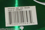 Hitachi 320843 7-1/4-in 24-Tooth Green Urethane Coated Circular Saw Blade NEW!!!