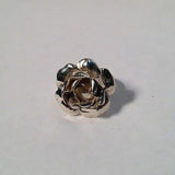 Sterling Silver Pretty Rose Flower Ring - Size 5
