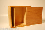 Wood Wooden BOX Handmade Finger Joint Construction Trinket Storage Vintage