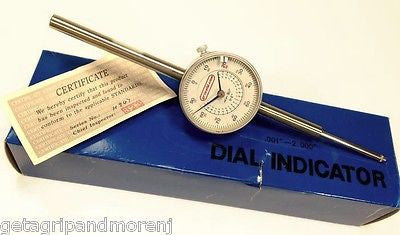 Grizzly Dial Indicator 0-2" Model H947 Resolution .001" - 2.00"