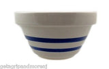 Robinson Ransbottom RRP Pottery Mixing Bowl  8"  Blue & White   Roseville OH
