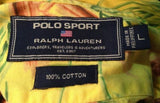 Polo Sport Ralph Lauren Hawaii Style Bamboo Plants Design Shirt Vintage