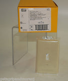 Wall Plate Single Switch Pack of 25 Hubbell (Color: Ivory) NEW!!!