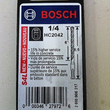 Bosch 1/4"x8" Carbide Tipped S4L SDS Bit HC2042