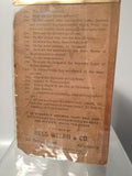 Application for Citizenship 1905 Advertisement Brochure Ellis Island- RARE!
