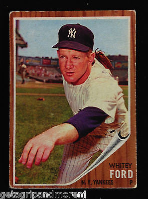 1962 Topps Whitey Ford #310 Baseball Card Yankees