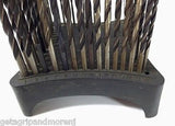 Cleveland Twist Drill Co Numbered Benchtop Bit Holder Index Zinc