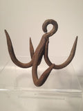 Primitive Grappling Hook - Antique wrought iron!!