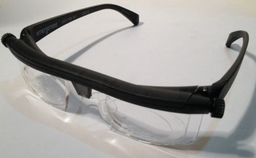 Adlens Emergensee EMERGENCY Adjustable Eyeglasses Black Fluid Variabl Get A Grip More
