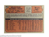 Topps 1972 Nolan Ryan #595 Hall of Fame