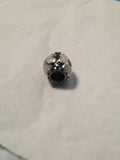 Pandora Sterling Silver Black And White Daisy Flower!!