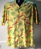 Polo Sport Ralph Lauren Hawaii Style Bamboo Plants Design Shirt Vintage