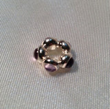 Pandora Sterling Silver Spacer Amethyst Charm