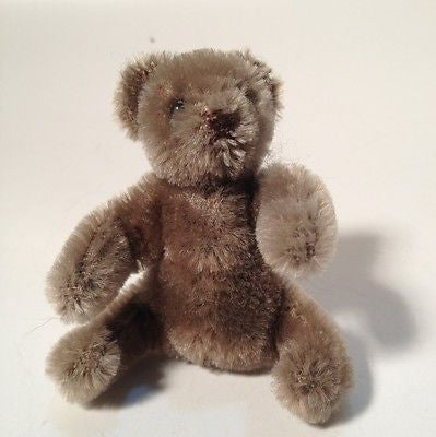 Steiff Bear 3" Inch Mohair - Mint Condition Made In Germany