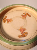 Roseville Juvenile Bunny Rabbit Antique Plate!