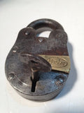 Master PADLOCK No. 1 Iron And Brass Thief Proof Lock & Key Possible Repro? Cool!