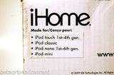iHome iH11BM Alarm Clock for iPod, MP3 Players others - NEW!!