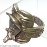 1948 Roy Rogers Endorsed Western Saddle RING Nickel SILVER Exc. Condition!! RARE