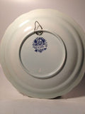 Delft Blue Wall Plate Handpainted Sailboats And Windmill