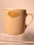 Beautiful Roseville Chick Creamware Mug Antique