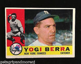 Topps 1960 Yogi Berra #480 Baseball Card Yankees Hall of Fame