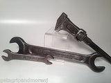 INTERNATIONAL HARVESTER  Adjustable Monkey wrench & Two Double Open End Wrenchs