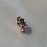Pandora Sterling Silver Spacer Amethyst Charm
