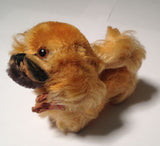 Steiff Peky Pekinese Mini With button/flag, made in Germany