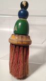 Primitive Brush 1800'S Clothes Brush With Painted Lady Top!