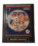 Mickey Mantle Sports Impressions MLB numbered plaque Yankees hall of fame